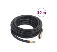 vidaXL Tuyau d'air hybride noir 10 m caoutchouc et PVC