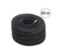 Tuyau d air hybride noir 0,6 20 m caoutchouc et PVC