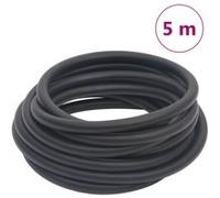 vidaXL Tuyau d'air hybride 5 m caoutchouc et PVC Noir