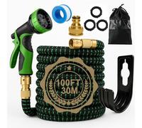 Tuyau d’Arrosage Extensible 30m avec 10 Modes de Jet - Raccords Universels pour Robinets 1/2" & 3/4" | Conception Antifuite pour Jardin, Lavage Voiture et Arrosage Plantes