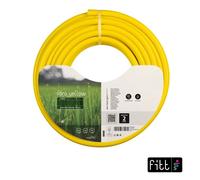 Tuyau d arrosage jaune guipe 3 couches 50 m Ø 15 mm 21 bars interieur anti algues
