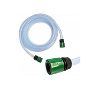 Tuyau d’Aspiration 5 m 1/2"" - PVC Transparent Renforcé | 21 Bar | 2 Raccords Rapides | Pour Nettoyeur Haute Pression