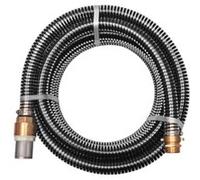 vidaXL Tuyau d'Aspiration avec Raccords en Laiton 10 m Noir Pompes de Jardin