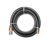 Tuyau d'aspiration avec raccords en laiton 4 m 25 mm Noir