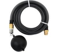 Tuyau d aspiration avec raccords en laiton noir 1,1 10 m PVC Noir G