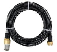 Tuyau d'aspiration avec raccords en laiton noir 1,1" 15 m PVC 151064