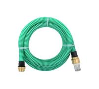 Tuyau d aspiration avec raccords en laiton vert 1,1 10 m PVC vert G