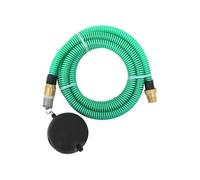 vidaXL Tuyau d'aspiration avec raccords en laiton 15 m 25 mm Vert