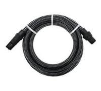 Tuyau d aspiration avec raccords en PVC noir 1 4 m PVC Noir G