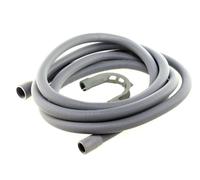 Tuyau D’Évacuation Machine À Laver/Lave-Vaisselle 4 Mètre 22 29mm Raccord Gris