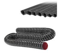 Tuyau d'admission automobile flexible en silicone de 15,2 cm, conduit de refroidissement de frein et tuyau d'échappement haute chaleur pour moteur de voiture et système d'air sécheur 4 m 20 m8 Noir