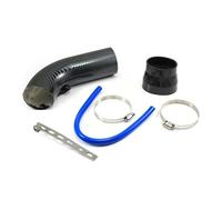 tuyau d'admission d'air Kit De Tuyaux D'admission D'air Turbo 3 Pouces 76 Mm Universel Pour Moteur Compresseur Turbine Voiture Filtre Capot Tuyau En Aluminium EntréEs D'Air(Carbone)