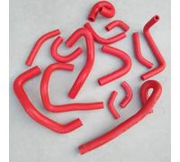 Tuyau D'admission d'air Kit Durites Radiateur en Silicone pour Nissan Skyline R32 R33 R34 pour GTR RB RB26DETT D'Admission d'air(Rouge)