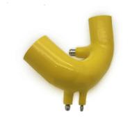 tuyau d'admission d'air Pièces De Rechange Pour Abarth 500 595 IHI Turbo Kit De Tuyau D'admission En Silicone Système D'admission De Performance Tube En Silicone EntréEs D'Air(Jaune)