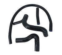 Tuyau D'admission d'air pour Austin/pour Rover pour Mini pour Cooper S/1275 GT pour Clubman -1989 (4 Pièces) Durite Radiateur en Silicone Tuyau Filtre(Le Noir)