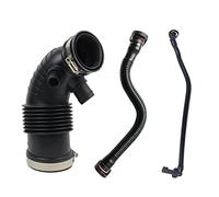 Tuyau D'Admission D'Air Pour BMW F20 F21 F30 Conduit D'air Tuyau D'admission D'air Filtré Avec Anneau Acier 11157608144 11157614690 13717597586(1 jeu)