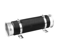 Tuyau d'admission d'air pour voiture Air de voiture Flexible universel de 76mm pour l'admission pour(Argent)