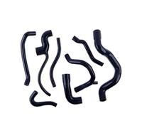 Tuyau d'admission d'air pour voiture Air Intake Hose For Opel For Corsa A For Gsi Car Silicone Radiator Coolant Hose Kit Performance Pressure Car Air Intake(Black)