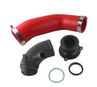 Tuyau D'admission d'air pour VW pour Golf MK7 R 2015 + V8 MK3 pour A3 S3 pour TT Ea888 3gen Moteur Tuyau D'admission en Silicone Tuyau Turbo Entrée Coude Silencieux Supprimer D'Admission d'air(Rouge)