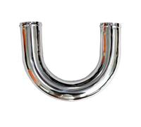 Tuyau D'admission D'air Universel Tube Aluminium 57mm 2.25 Pouces Refroidisseur Intermédiaire Course Haute Puissance 0/45/90/180 Degrés Type LS Tuyau D'admission d'air(57MM180 Degrees)
