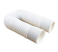 Tuyau d'admission/d'échappement de 12,7 cm de diamètre | Tuyau d'aération extensible en PVC pour tuyau de rechange de climatiseur portable, sens d'installation dans le sens contraire des aiguilles