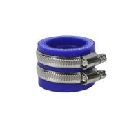 Tuyau d'admission en caoutchouc for carburateur de moto 35 40 42 45 mm, compatible avec TM TMX KR PE NSR PWM PWK 34PJ(Blue interface 45mm)