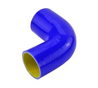 Tuyau D'admission Réducteur De Coude À 90 Degrés en Silicone, Tuyau D'admission Turbo, Bleu Et Jaune/Noir Et Jaune, 2 "-2.5" 51mm-63mm, SH902025-QY Durite Admission Air(Bleu)
