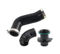 Tuyau D'admission Turbo Coude D'admission Et Suppression Du Silencieux D'admission D'air Pour VW Pour Golf MK7 Durite Turbo(Black)