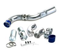 Tuyau D'admission Voiture Tuyau D'admission Voiture 3" 76mm Tuyau D'air Universel Kit Tuyau D'admission En Alliage D'aluminium Système D'injection Directe Filtre À Air Froid Pour Turbo