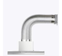 Tuyau d'aération flexible incassable pour les espaces restreints et l'installation murale