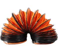Tuyau d'aération, longueur flexible, matériau durable, orange