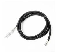 Tuyau d'aérographe tressé en nylon de 1,8 m de long avec raccords filetés BSPT 1/8, accessoire de tuyau d'aérographe compatible avec compresseur d'air, connecteur mâle et adaptateur inclus