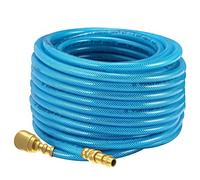 Tuyau d'air comprimé 15 mètres raccord simple rapide compresseur tuyau à pression 15 bar greffage 1/4" renforcé raccord flexible léger résistant aux vibrations et à la corrosion longueur (15 M)