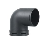 Tuyau d'air de voiture - Coude de connecteur de sortie | Conduit de 2,36 3 pouces, ventilation à tube rond flexible, accessoire de flux d'air automobile facile à installer pour le refroidissement du m