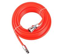 Tuyau d'air en plastique EVA léger avec des raccords de connexion rapide américains pour les cloueurs pneumatiques, les pistolets à pulvérisation, les mandrins de pneus rouge 10m