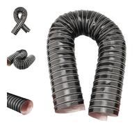 Tuyau d'air en silicone pour voiture - 110 m - Tuyau d'admission de frein flexible - Noir - 10 m - 19 mm