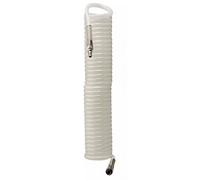 Tuyau d'air en spirale 10m - Ø intérieur 9,3mm - pression max 15 bar - raccord rapide