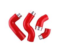 Tuyau D'Air Intercooler Kit Durites Suralimentation En Silicone Pour Intercooler Pour VW Pour Golf GTI MK5 MKV FSI 2.0T Turbo(Red)