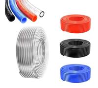 Tuyau d'air pneumatique bleu - 10 m/20 m/50 m - 4 mm, 6 mm, 8 mm, 10 mm, 12 mm - Compresseur en polyuréthane PU(Blue 10m,4x2.5mm)