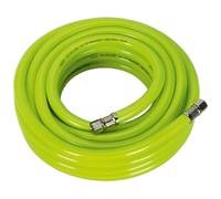 Tuyau D'Air Sealey AHFC1038 Haute Visibilité 10M x Ø10Mm Avec Raccords 1/4"BSP