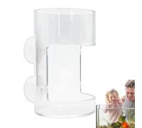 Tuyau d'alimentation de poissons - distributeur d'aliments pour aquariums transparent, alimentation de précision | Tube sans médicament pour poisson, crevettes et coraux, réduit les déchets, facile