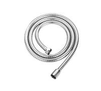 Tuyau d'alimentation en eau chromé, tuyau de douche en acier inoxydable durable et flexible, accessoires de tuyau d'eau de salle de bain domestique(1.5M tube,5pcs)