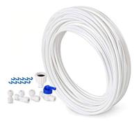 Tuyau d'alimentation en eau de 10 m - Kit de connexion pour réfrigérateur double porte de style européen - 6,3 mm de diamètre