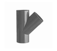 Tuyau d'alimentation en eau en PVC à 45 degrés, raccords d'irrigation de jardin, 1 pièce(20mm)