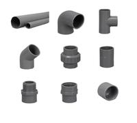 Tuyau d'alimentation en eau plastique PVC, coude à trois voies, Union droite, Joint de raccord boisson UPVC Convient pour l'irrigation(Three-way,40mm)