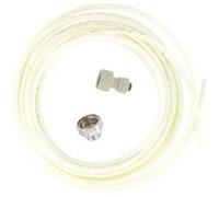 Fackelmann 5401350 Tuyau Alimentation Eau pour frigo américain 6 m, Tuyau réfrigérateur américain, Plastique, 6 m