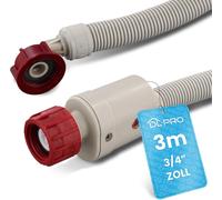 Tuyau D'alimentation Tuyau D'arrivée D'eau Aquastop Valve De Sécurité 3m-90°C-0,2-10 Bar (0,02-1mpa) Coudé/Droit Universel Pour Machine À Laver Lave-Linge Lave-Vaisselle