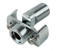 Tuyau d'arrivée coudé en cuivre avec support mural et plage d'installation flexible adapté à différentes configurations de salle de bain (long)