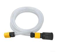 Tuyau d'arrivée d'eau avec vanne d'arrêt et élément filtrant pour lavage de voiture, raccords d'eau de jardin (300 cm)