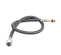 Tuyau d'arrivée d'eau chaude et froide, 1 pièce, 60 cm/80 cm/100 cm, tube tressé en acier inoxydable antidéflagrant, robinet de salle bain pointu(B,60cm)